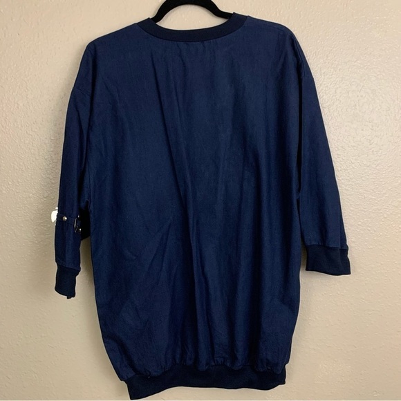 Vintage Hand Painted Embellished Lida Sovers Native American Shirt Size XL - Picture 3 of 6